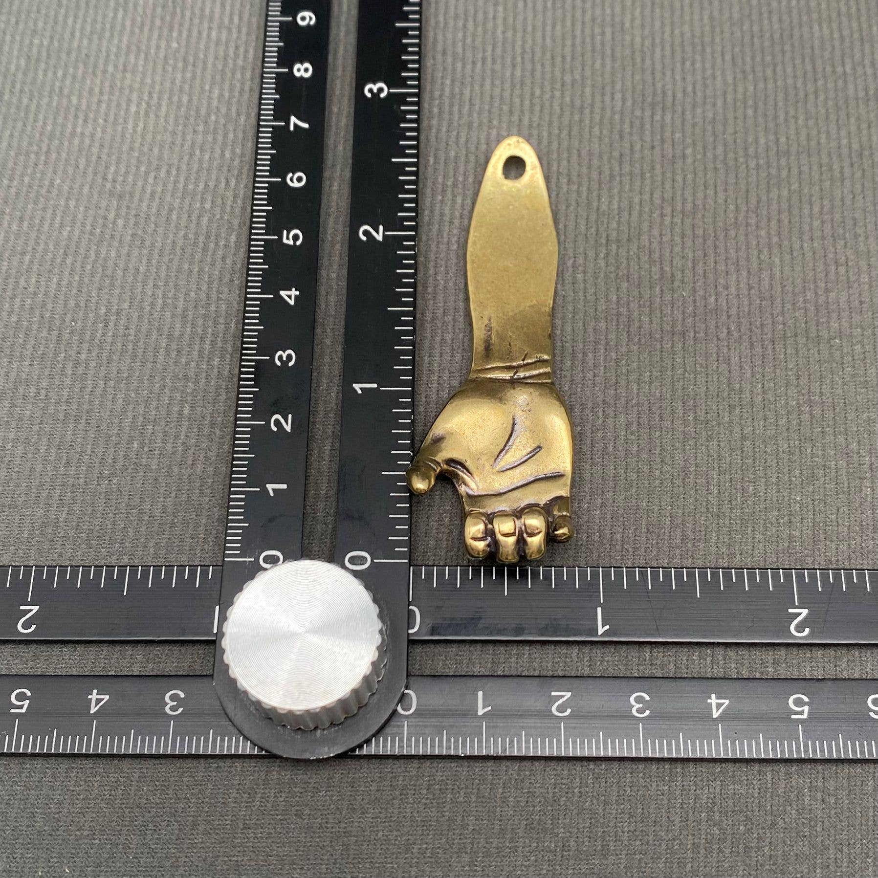 Brass Helping Hand Bottle Opener