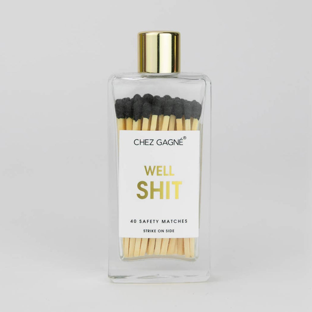 Well, Shit - Glass Bottle Matches