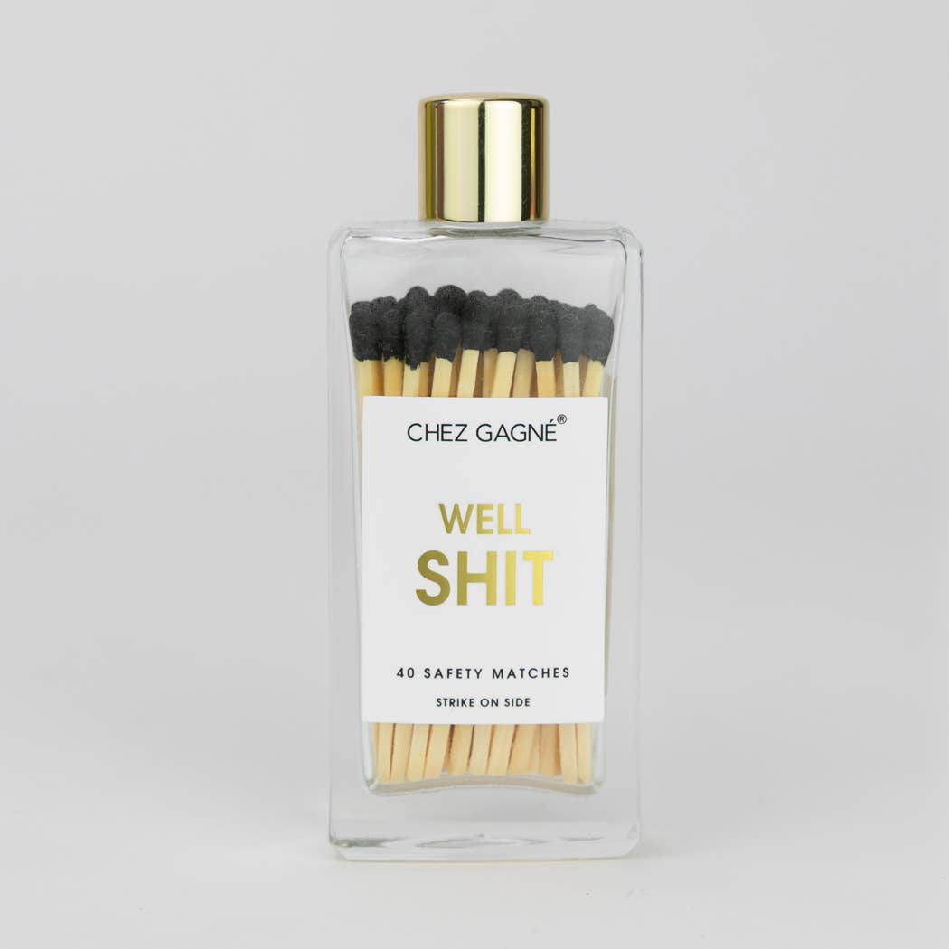 Well, Shit - Glass Bottle Matches