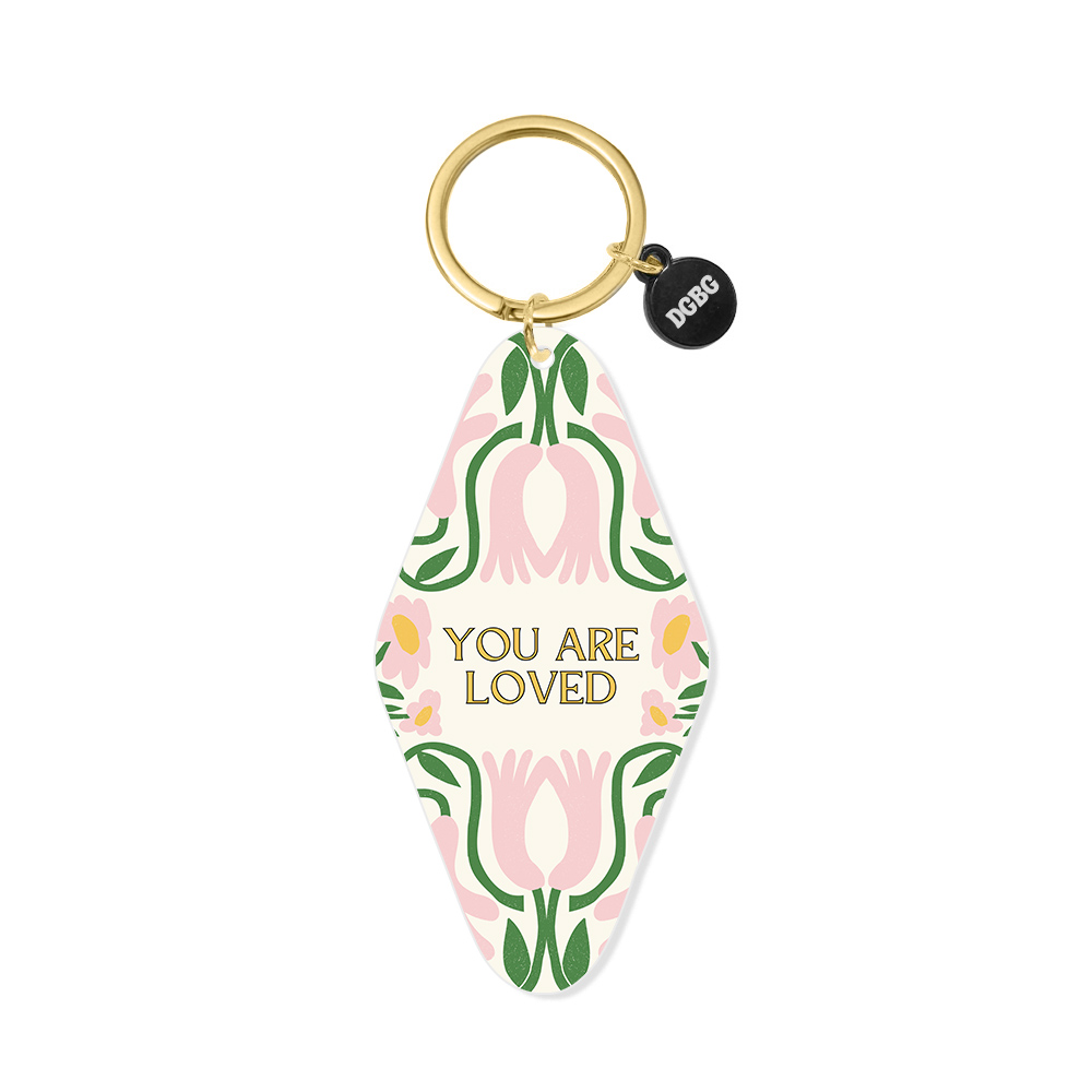Printed Keychain You Are Loved
