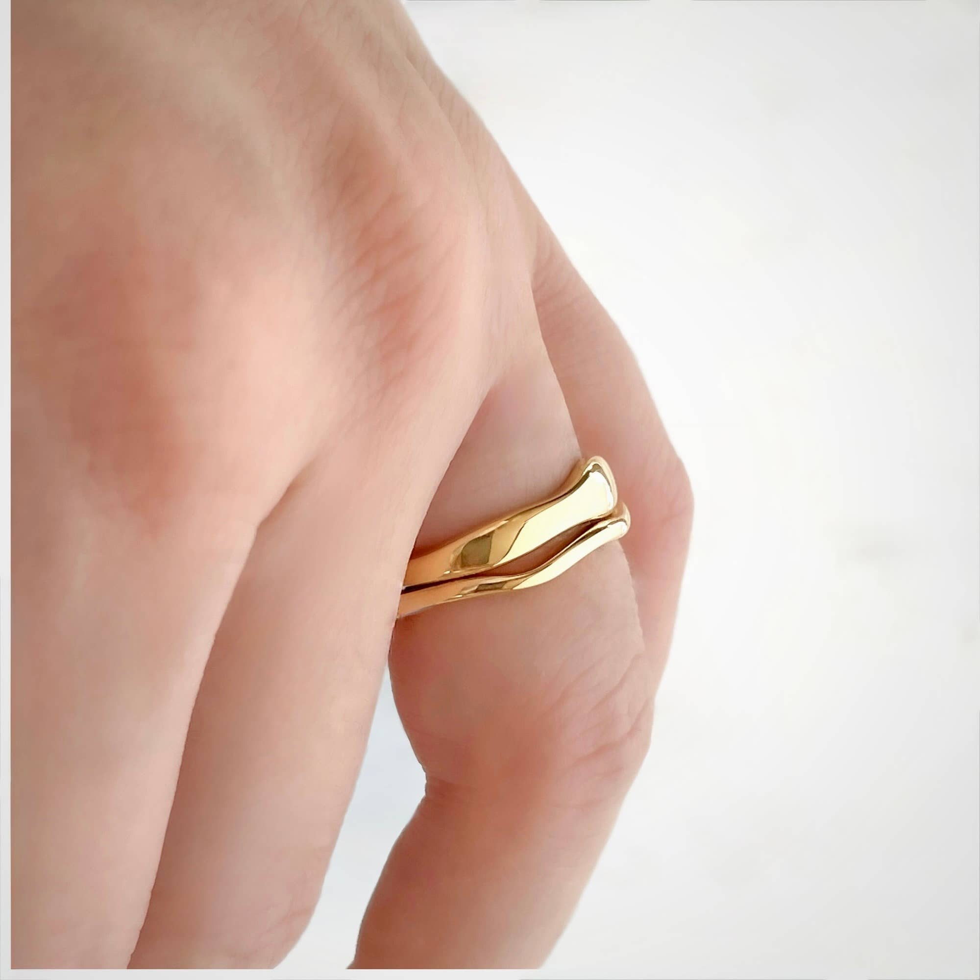 Gold Wave Ring