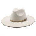 SUEDE HAT FLAT BRIM HAT FLAT BRIM GENTLEMAN HAT