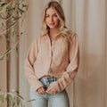 Tan Soft Button Up