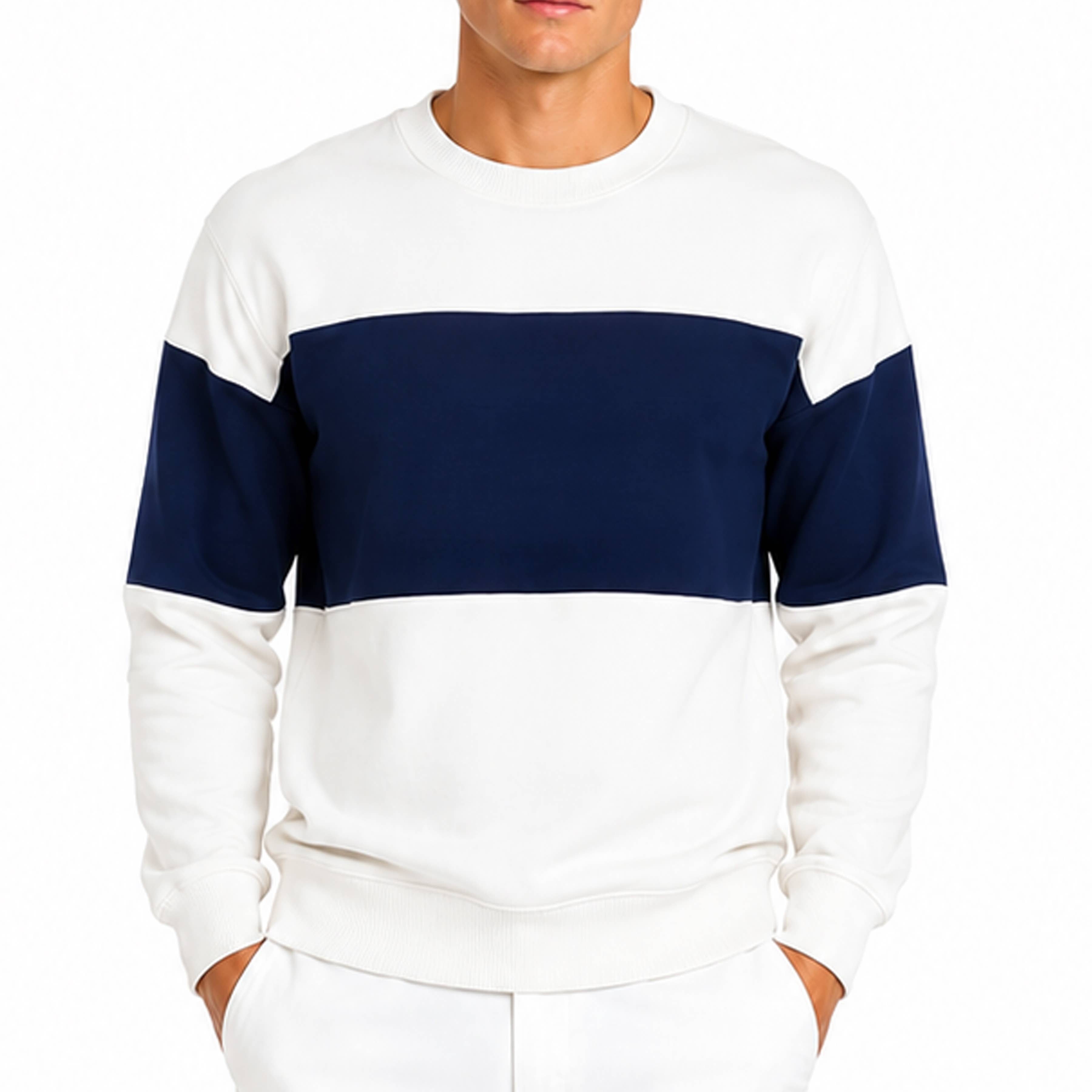 Colorblock Fleece Sweatshirt