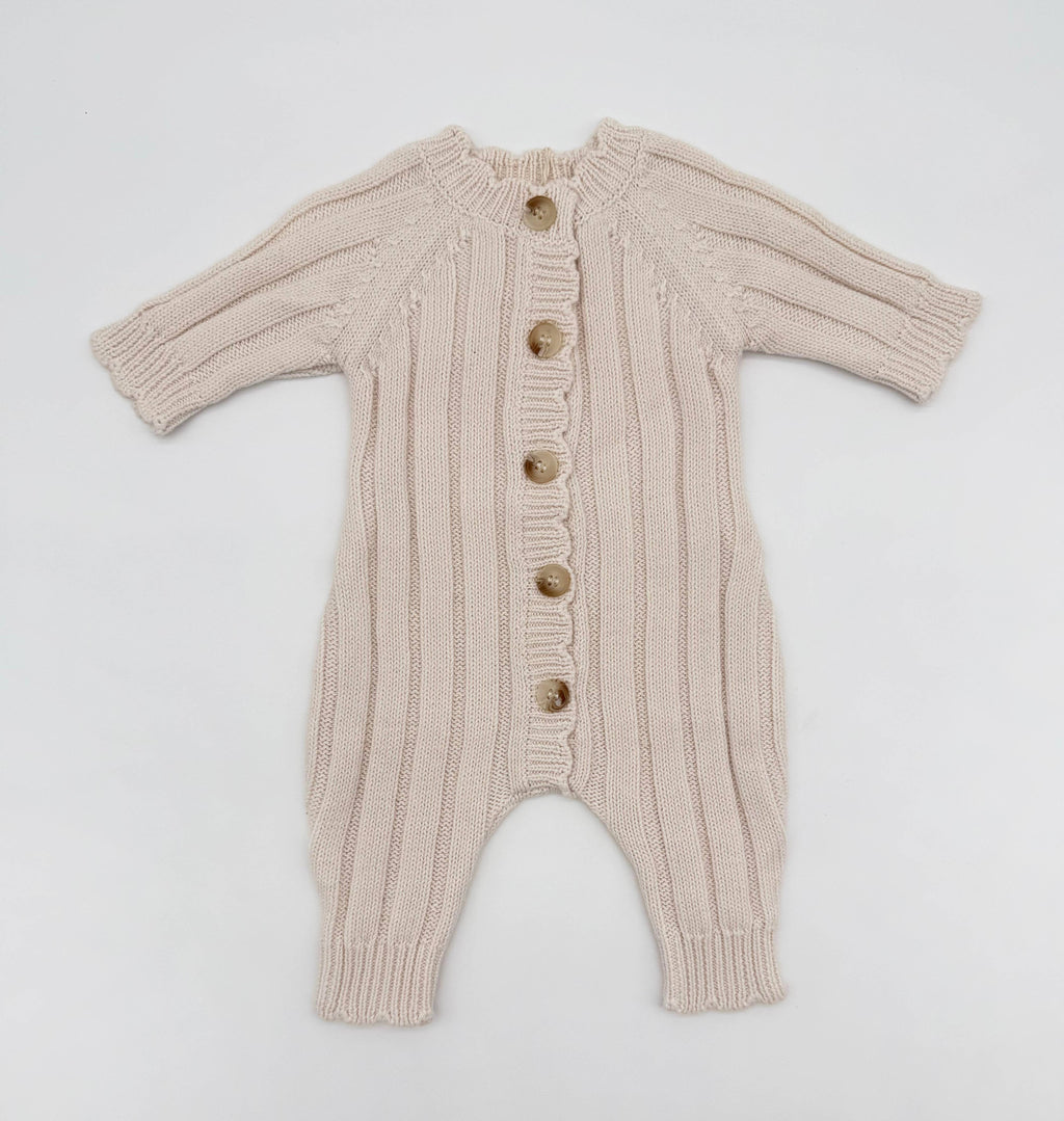 Mila Oatmilk Jumper Set: 3pc Set / 6-12 months