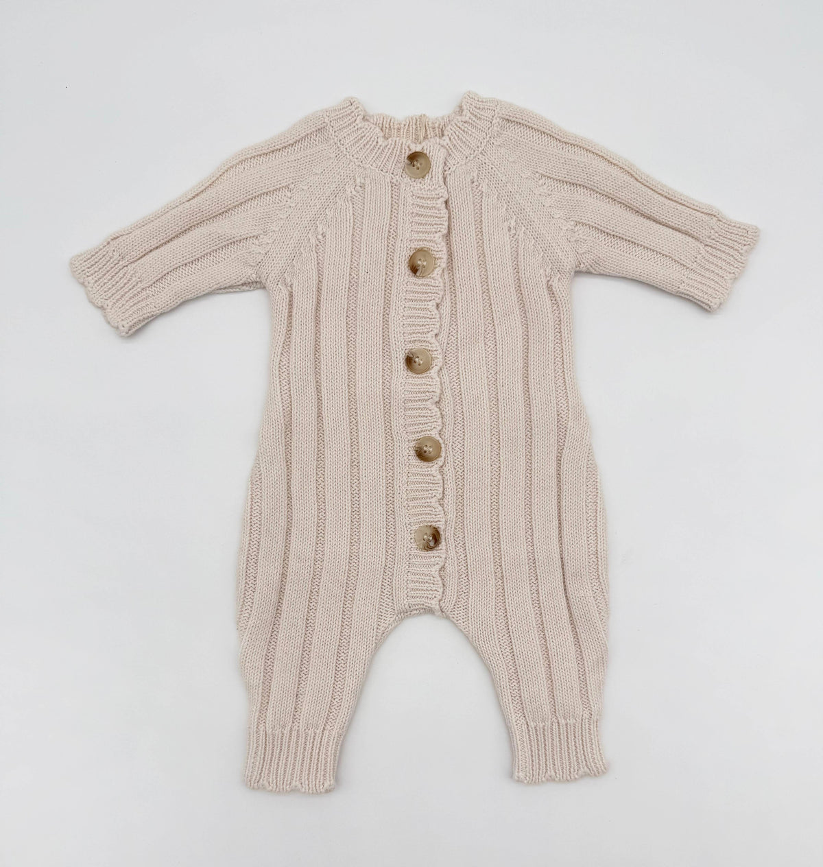 Mila Oatmilk Jumper Set: 3pc Set / 0-3 months