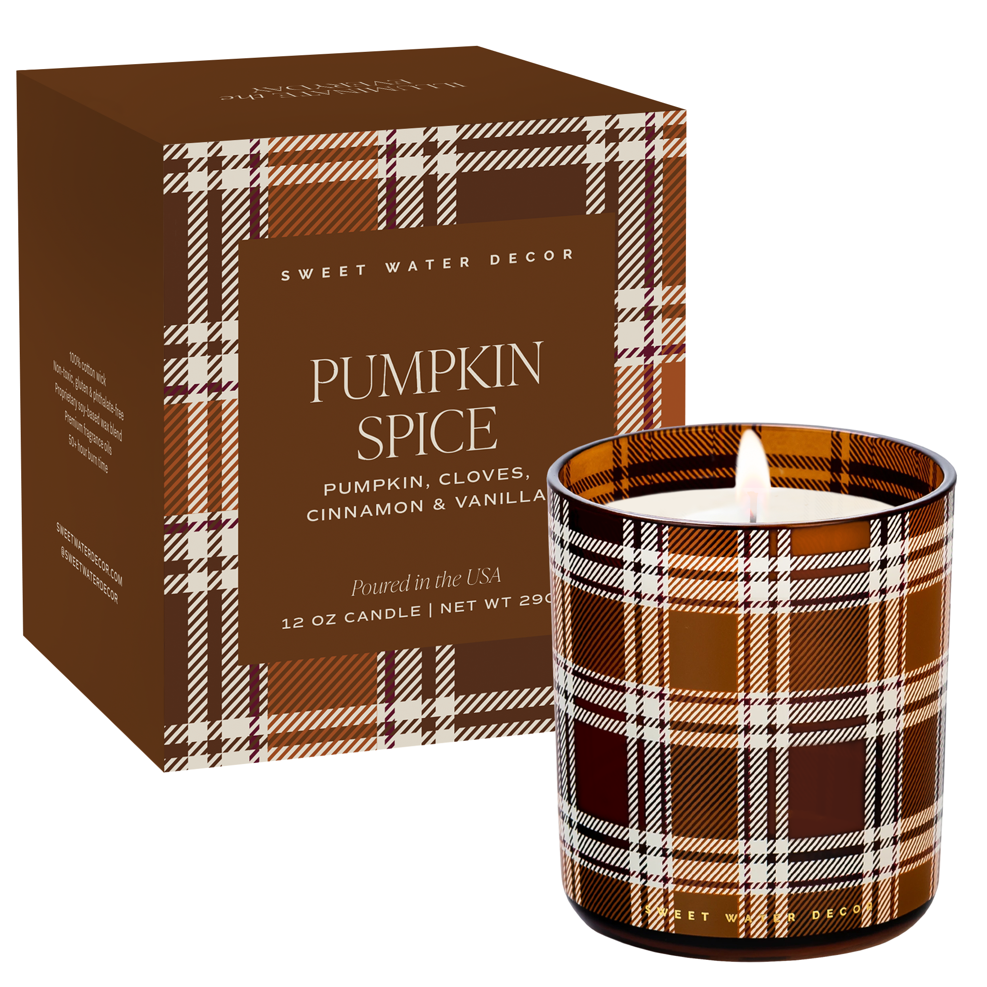 *NEW* Pumpkin Spice 12 oz Boxed Soy Candle - Fall Decor