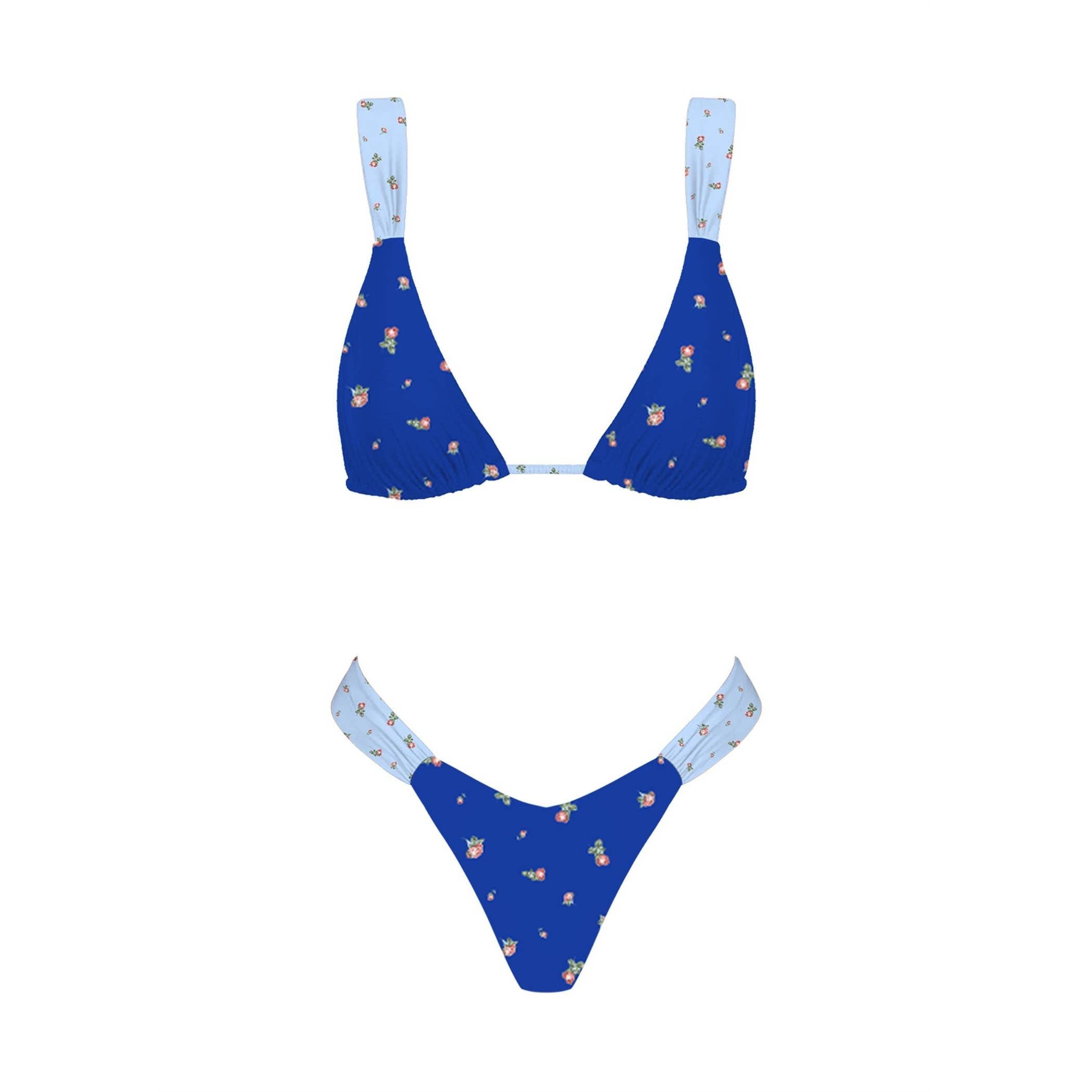 Summer Romance Bikini Set: DOUBLEBLU / S-M-L(3-2-1)
