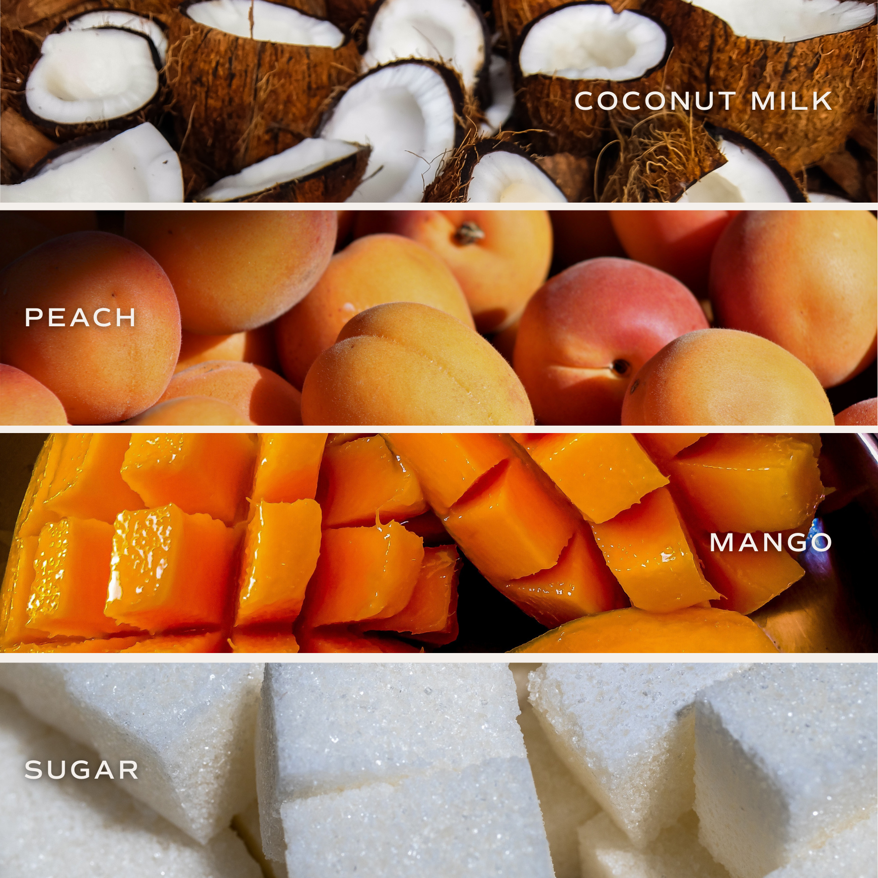 Mango and Coconut Candle