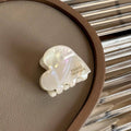 Mini Heart Acetate Hair Claw - French Chic Clip