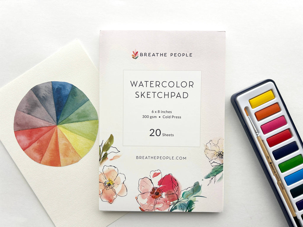 Watercolor Sketch Pad for Creatives- Premium Art Supplies