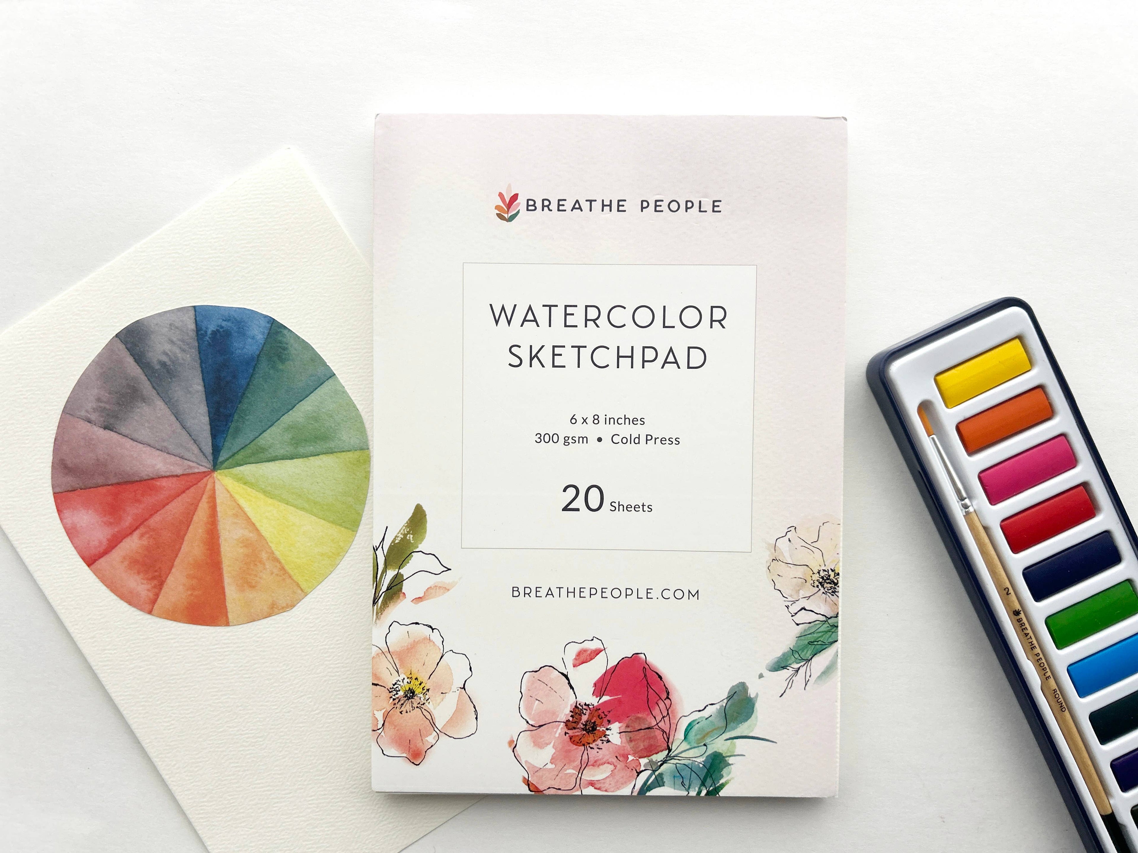 Watercolor Sketch Pad for Creatives- Premium Art Supplies