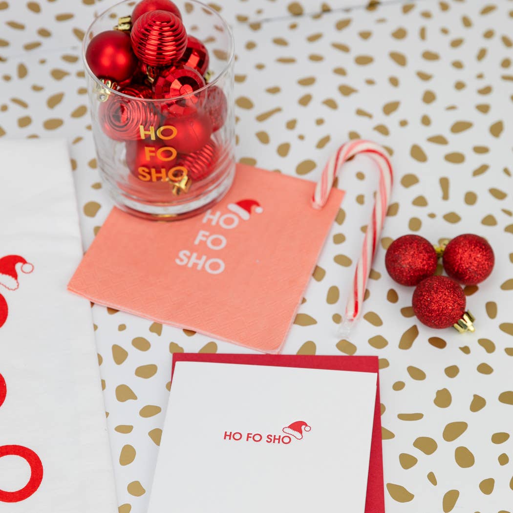 Ho Fo Sho - Holiday Party Cocktail Napkins