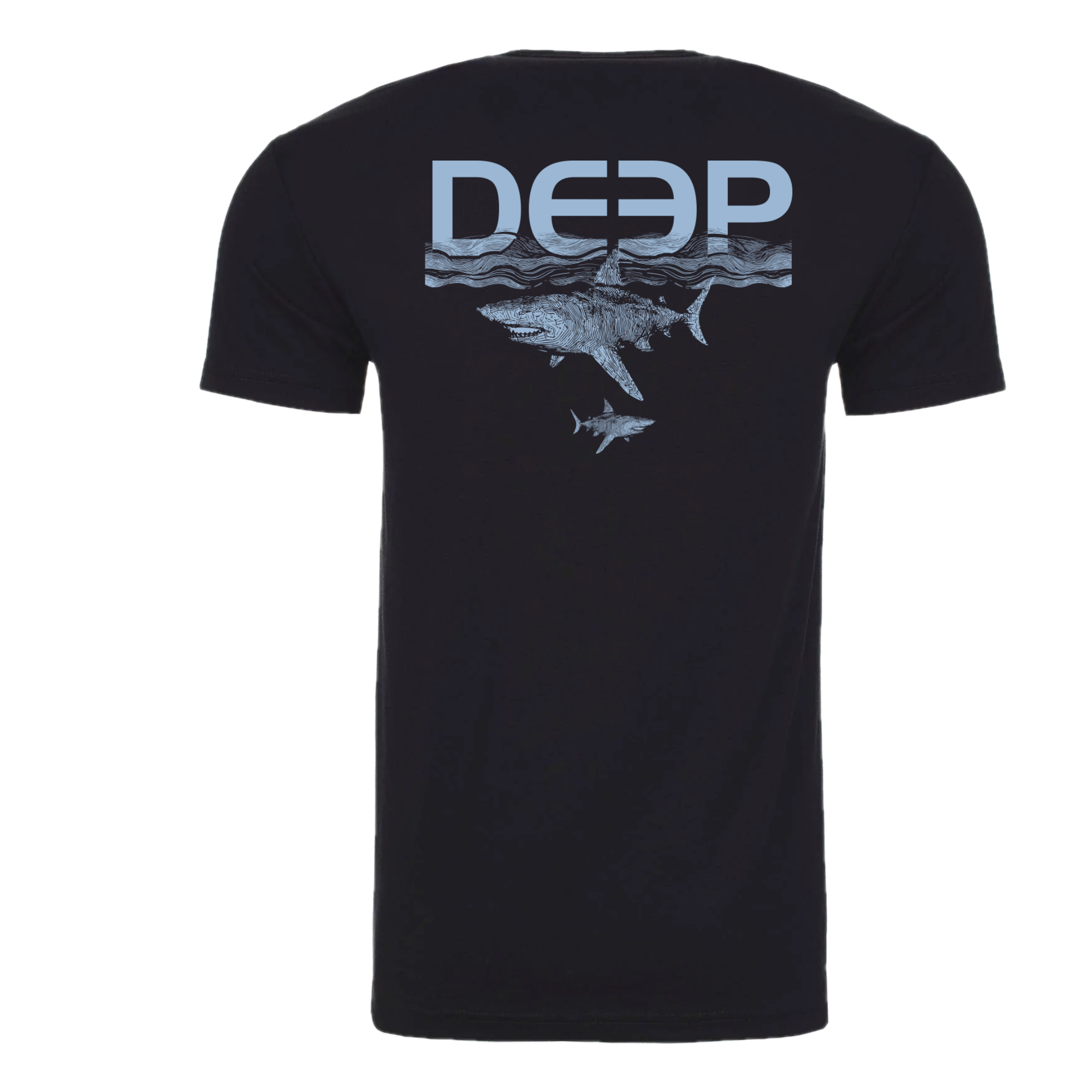 Schoolie Sharky Tee - youth: Black / M