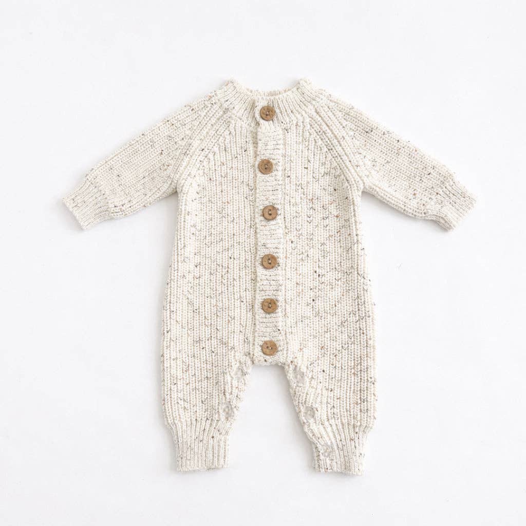Cotton knitted Jumper Meko: Pine / Newborn