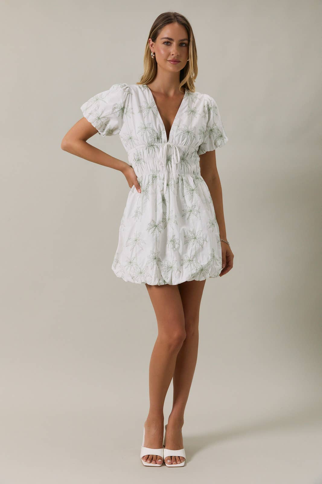 Palm Breeze Bubble Dress
