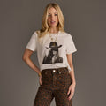 Off White Cowgirl Graphic Tee