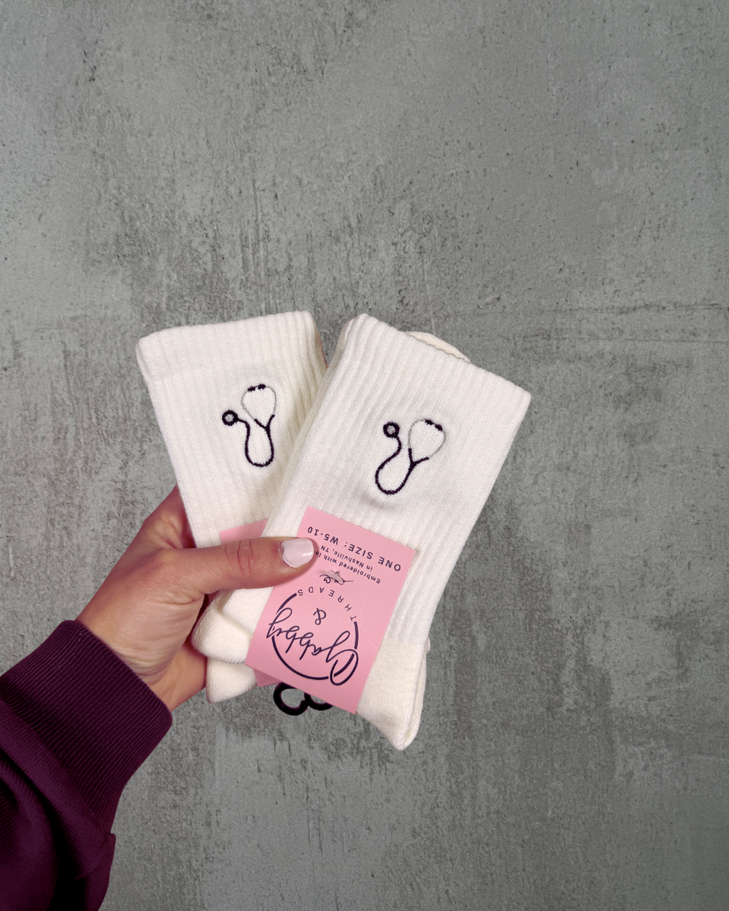 Stethoscope Grip Socks