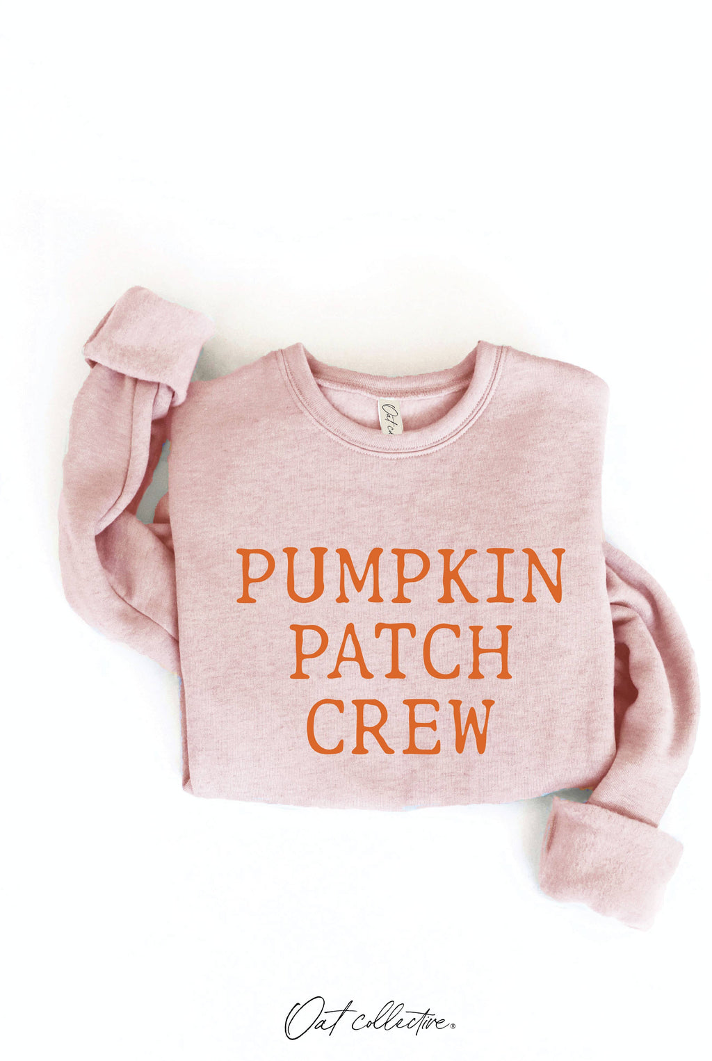 PUMPKIN PATCH CREW Graphic Sweatshirt: HEATHER DUST / M