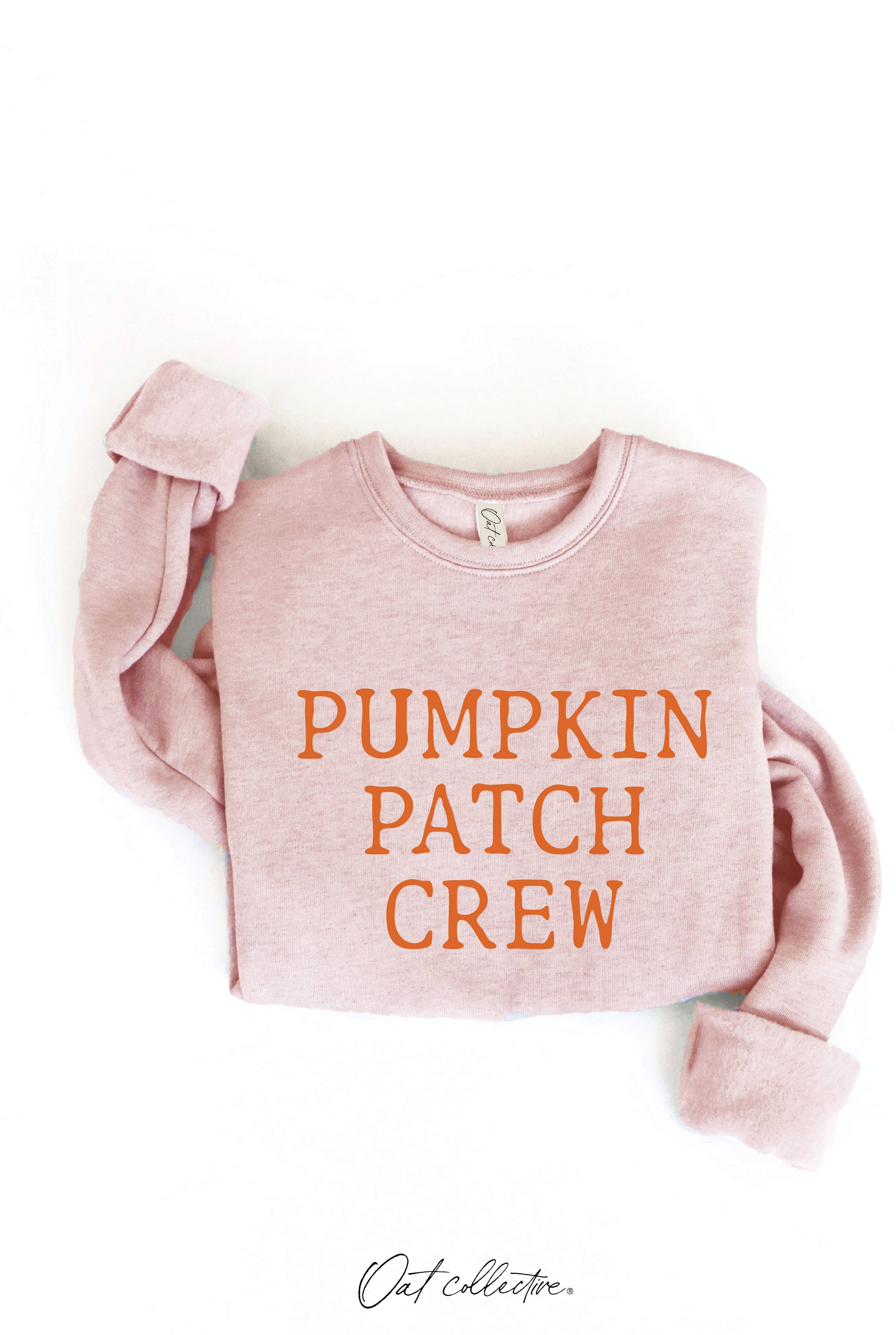 PUMPKIN PATCH CREW Graphic Sweatshirt: HEATHER DUST / M