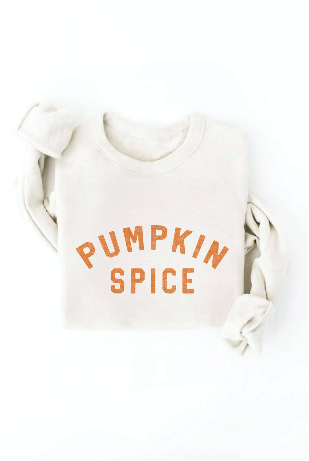 PUMPKIN SPICE Graphic Sweatshirt: AUTUMN LEAF / L