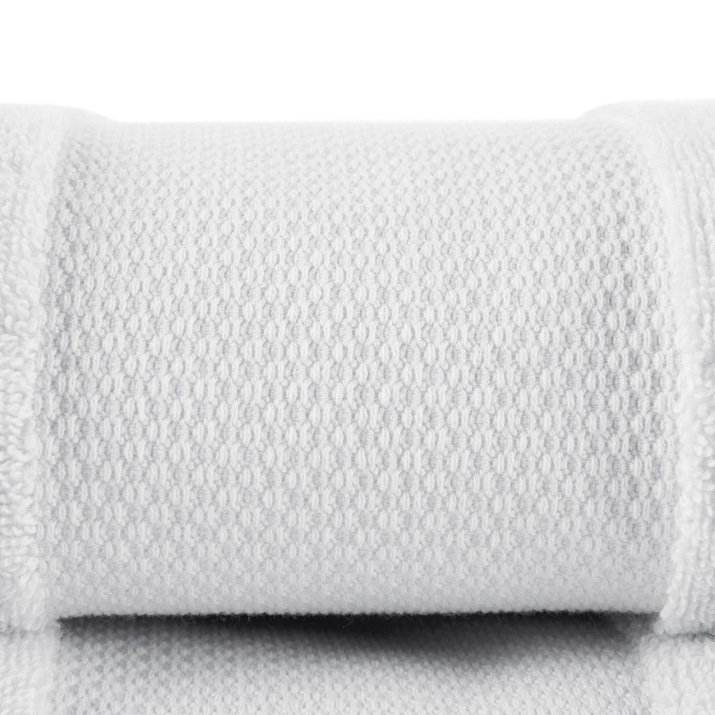 Turkish 600gsm Cotton 2-Piece Bathroom Sheet Set, White