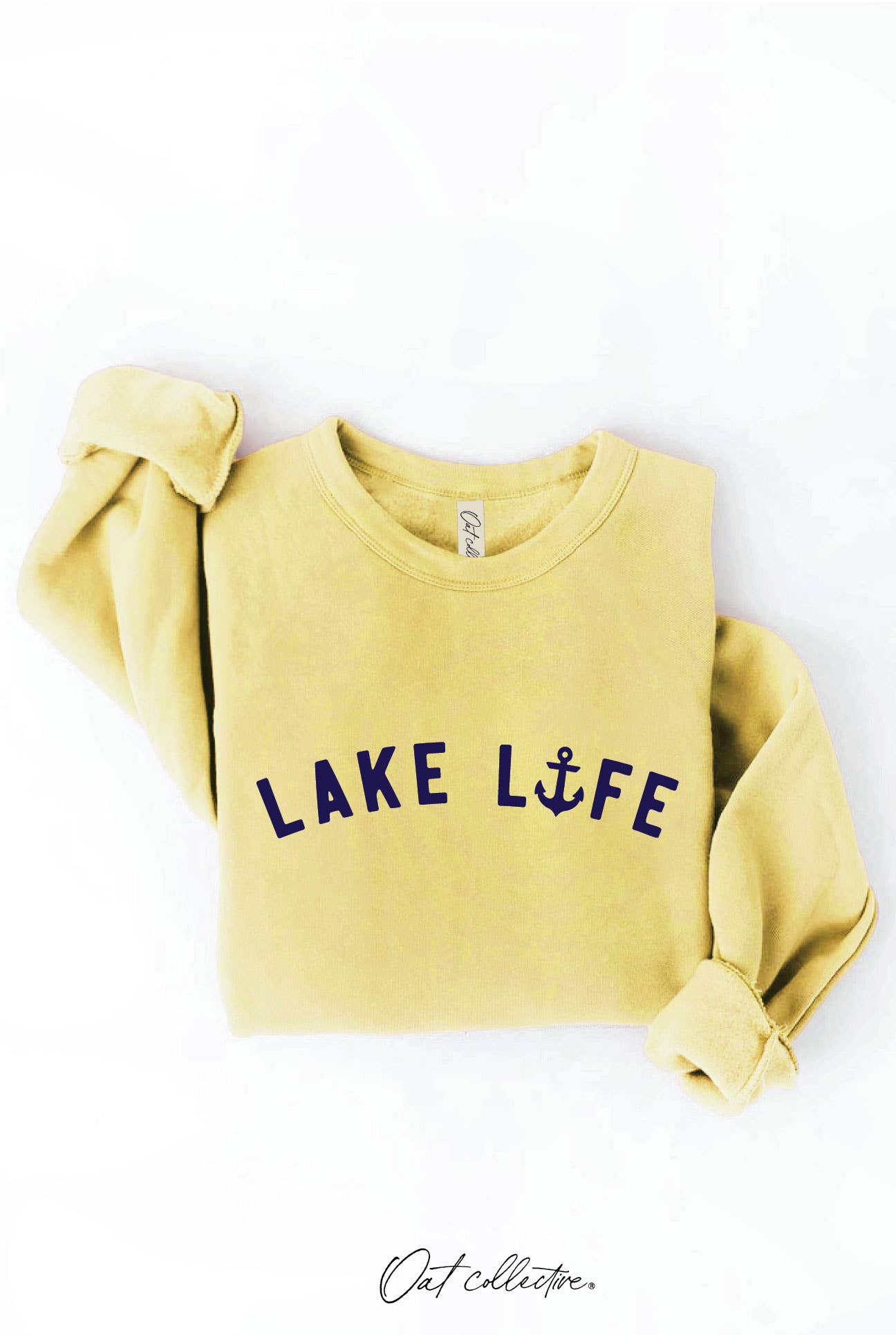 LAKE LIFE Graphic Sweatshirt: BLACK / S