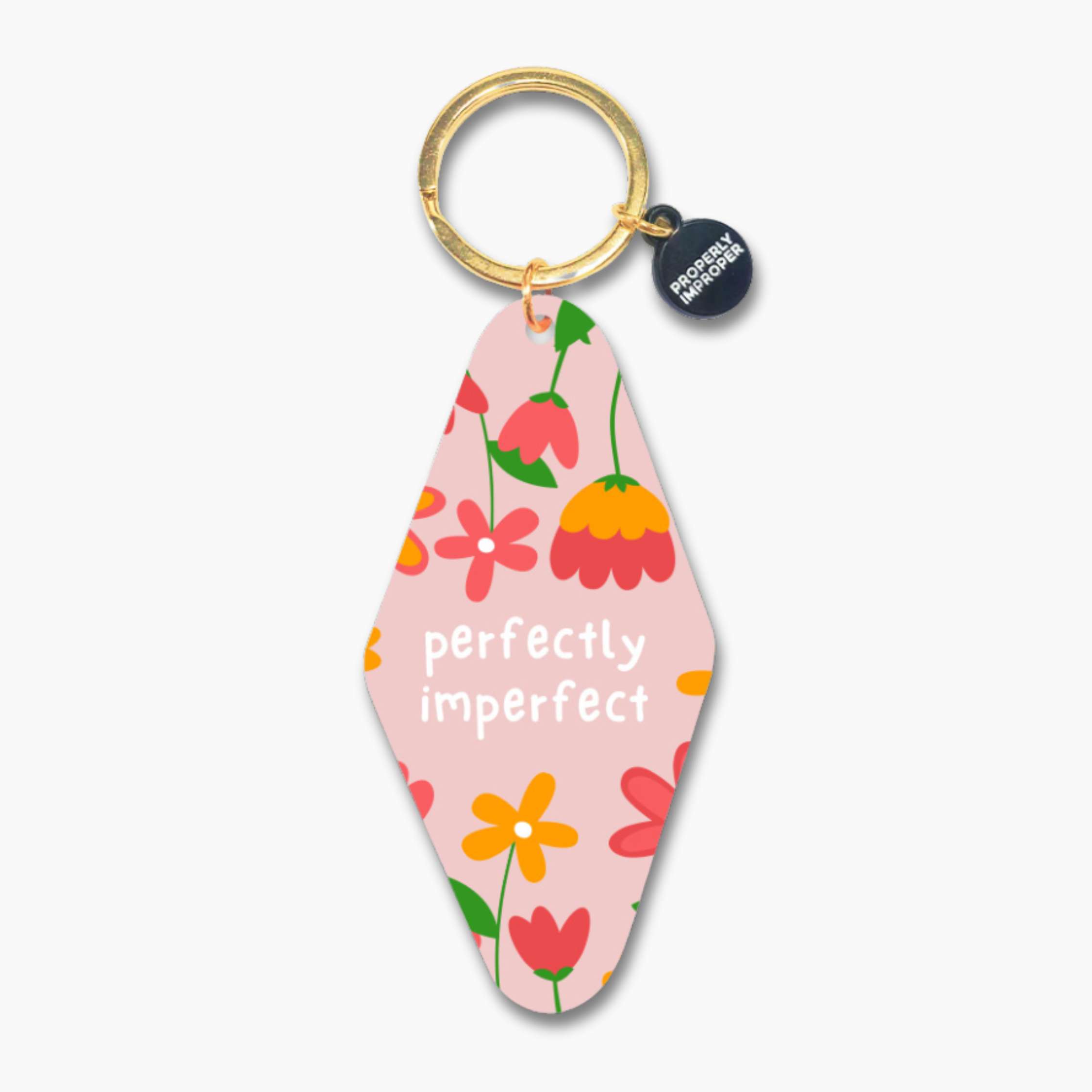Printed Keychain Perfectly Imperfect