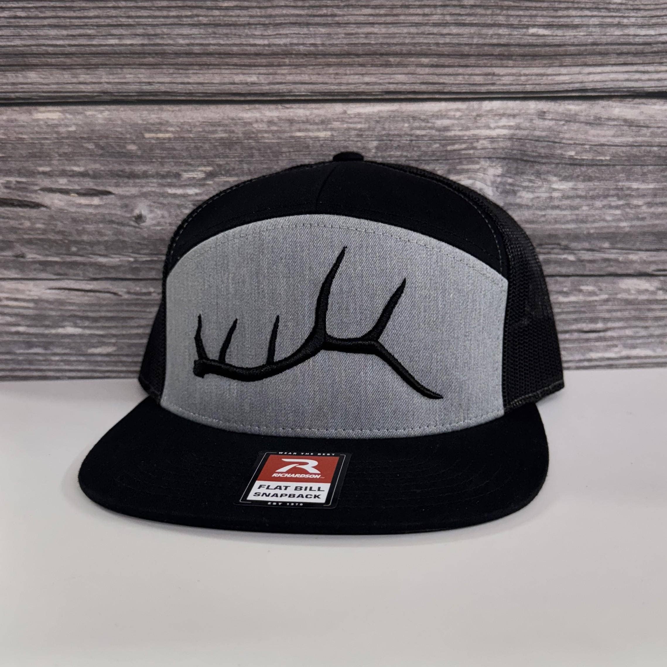 3D Embroidered Elk Antler Hat – 208Tees: 168 - Dark Green