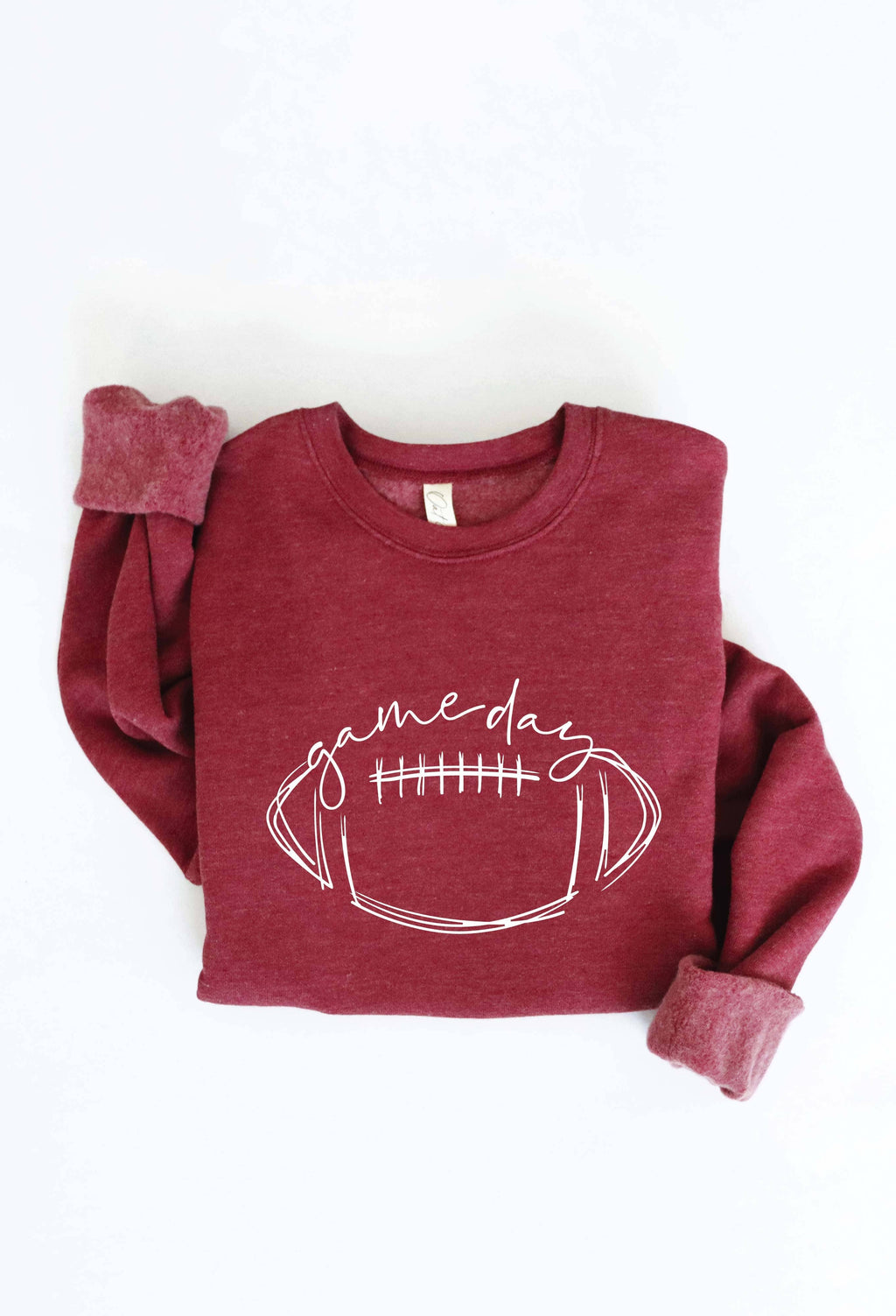 GAME DAY FOOTBALL Graphic Sweatshirt: DARK H. SAGE / M