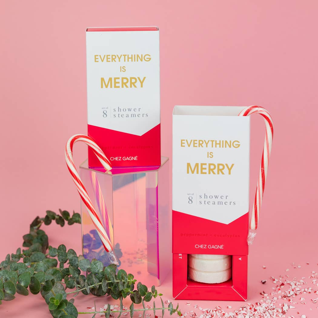 Everything is Merry - Shower Steamers - Funny Holiday Gift
