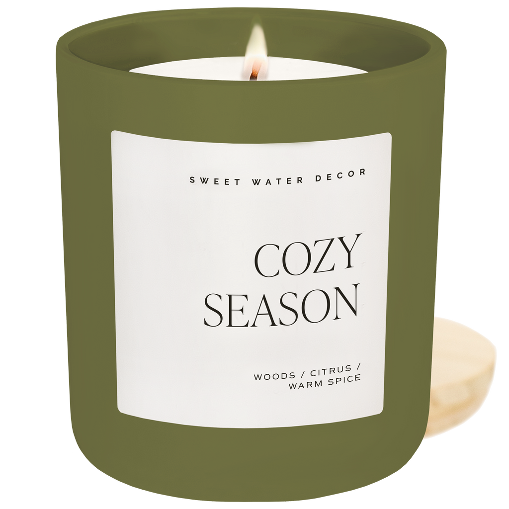 *NEW* Cozy Season 15 oz Soy Candle, Matte Jar - Fall Decor