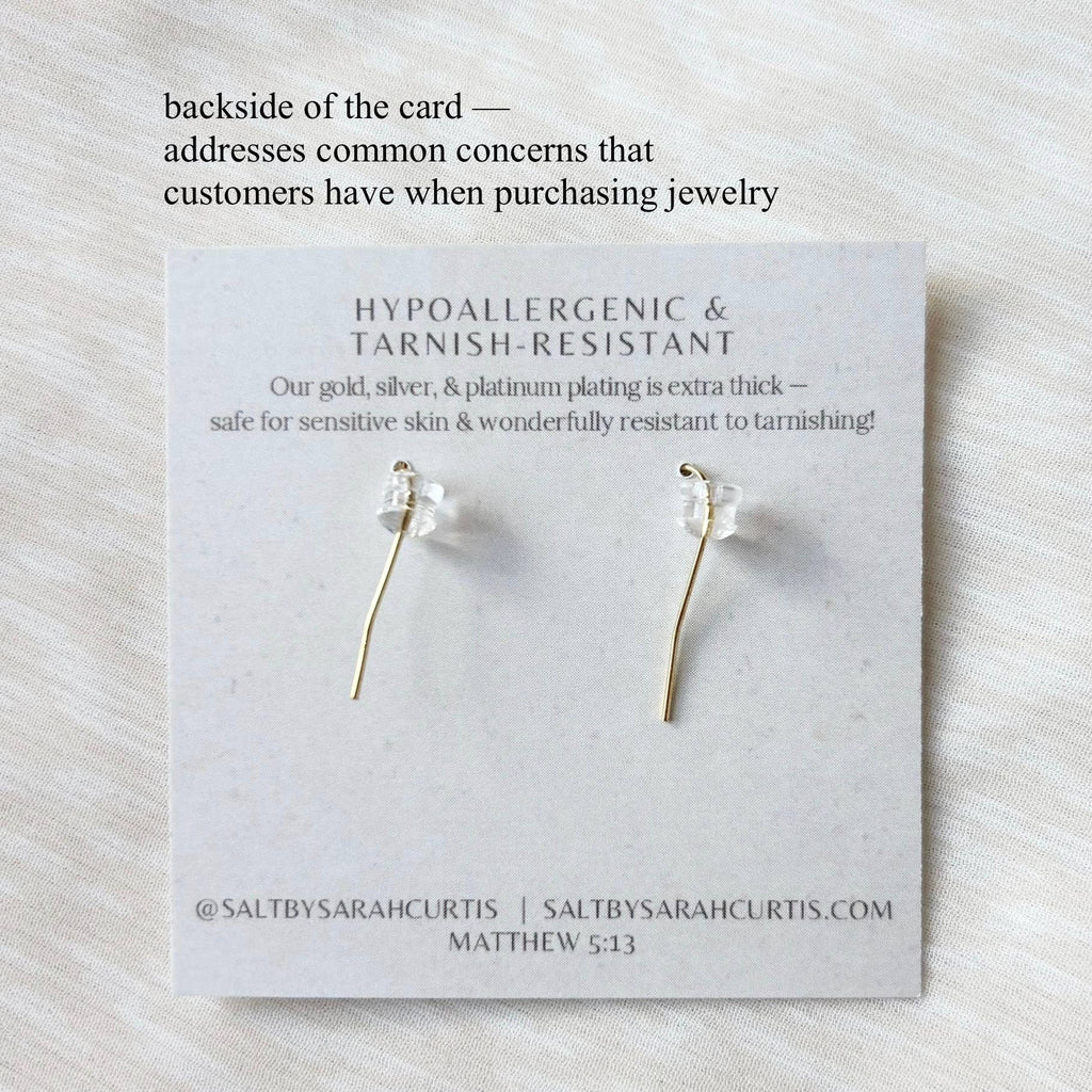 AQUAMARINE GEM EARRINGS