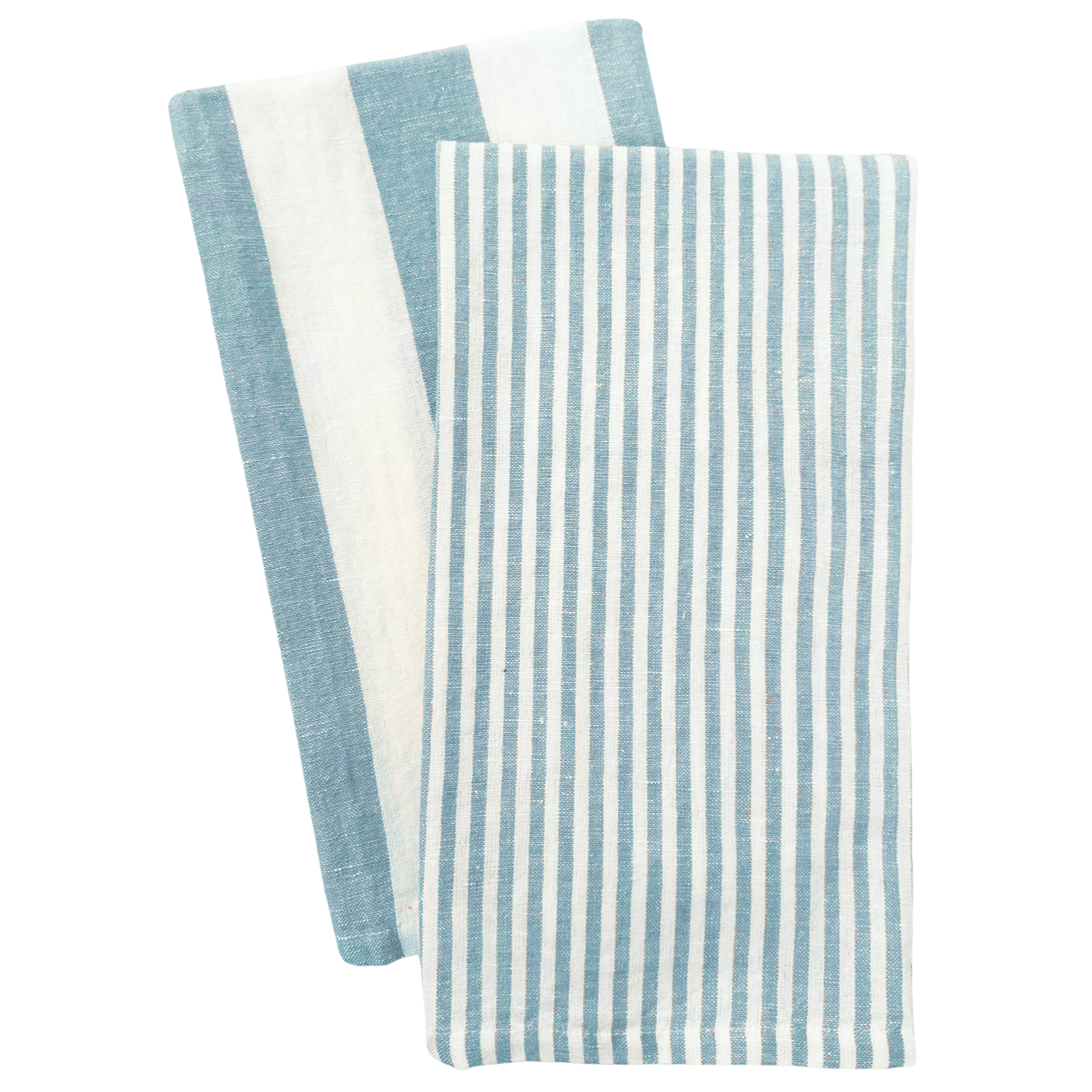 Stripe Tea Towel Set: Black