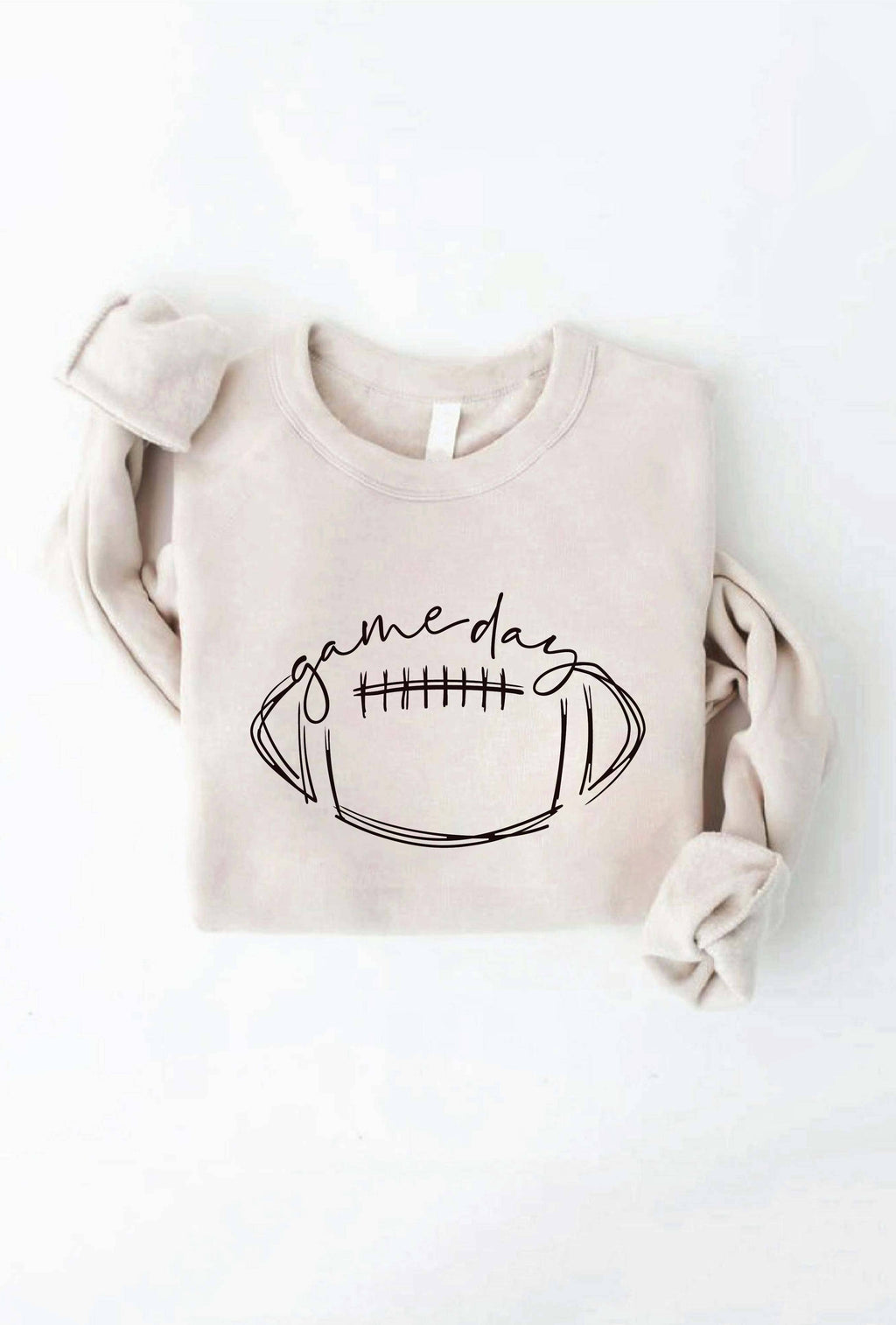 GAME DAY FOOTBALL Graphic Sweatshirt: DARK H. SAGE / XL
