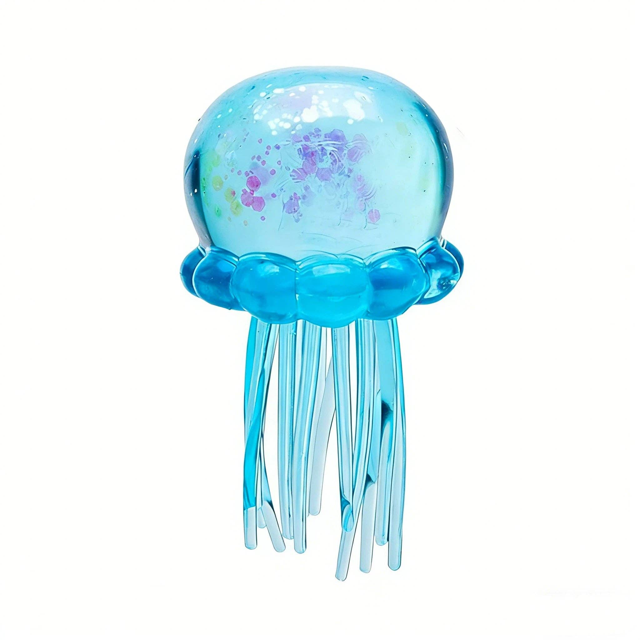 Nice Cube Jellyfish Squishy Sensory Stress Relief Toys in Box Squeeze Fidget Toy: Blue cube / 1 pc