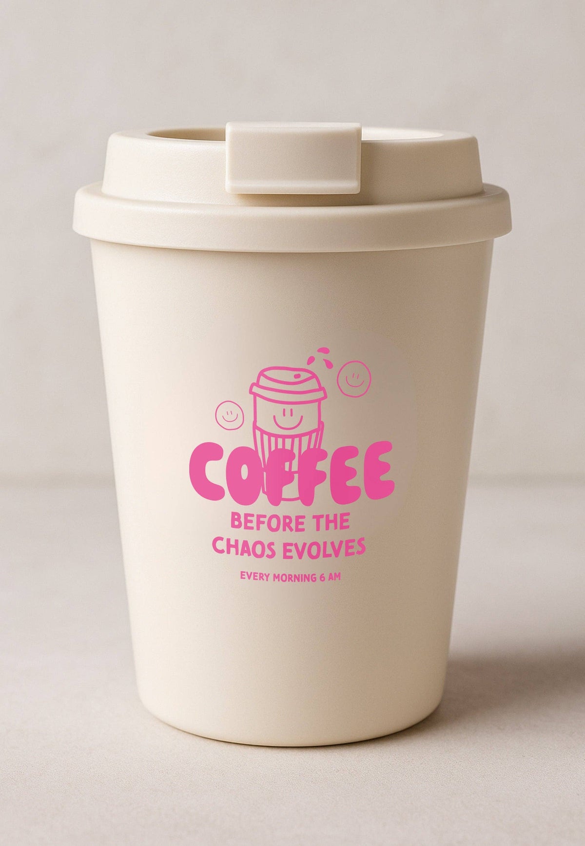 Coffee before Chaos - Pink