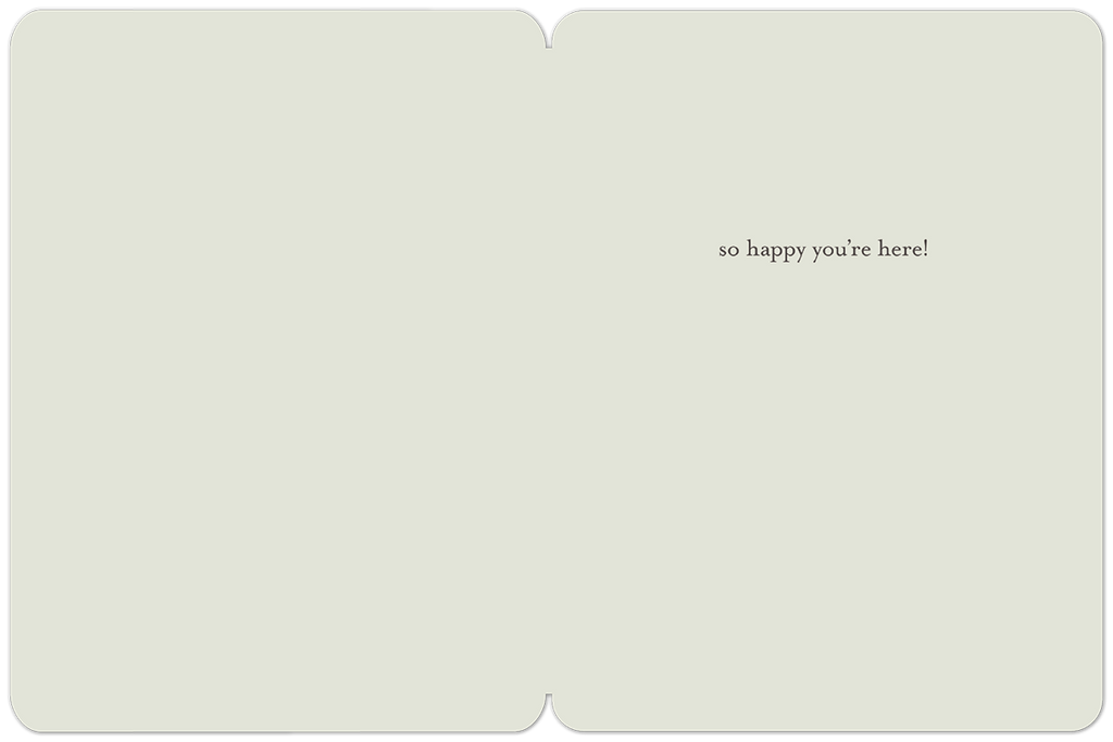 Hello Little One New Baby Card