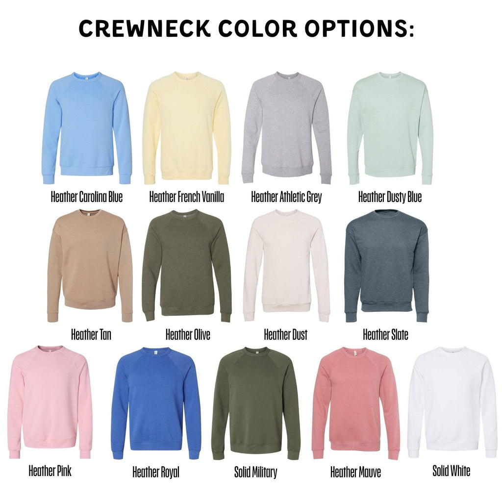 Bear “That’s Fire” Crewneck | Hoodie Sweatshirt 207: Heather Olive / XS / Crewneck Sweatshirt