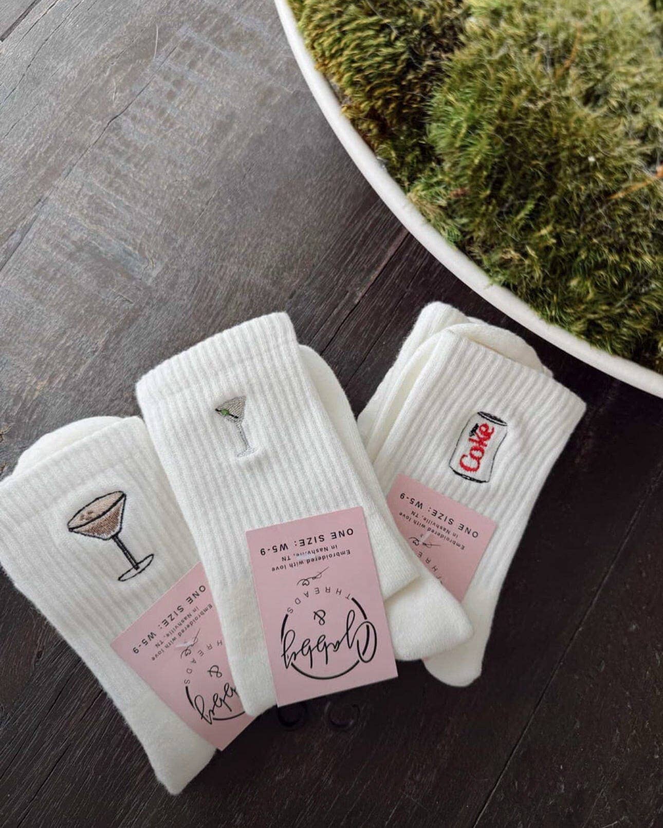 Espresso Martini Grip Socks