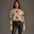 Tan Skull Sweater