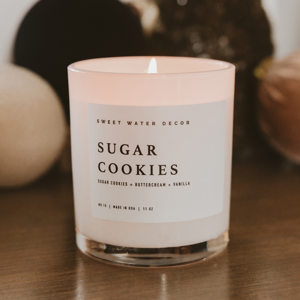Sugar Cookies 11 oz Soy Candle - Christmas Decor & Gifts