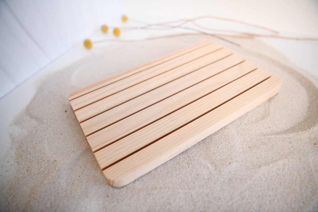 Slotted Wood Display