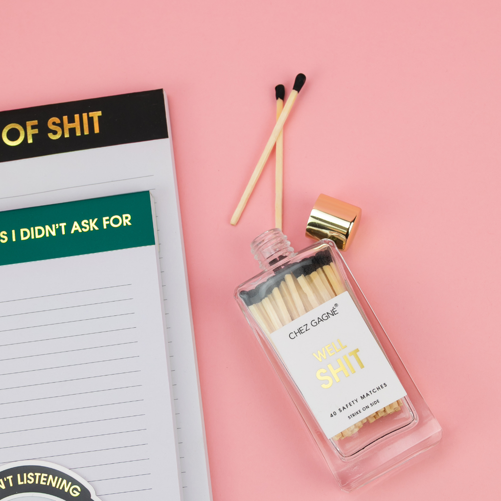 Well, Shit - Glass Bottle Matches