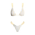 Summer Romance Bikini Set: YELLOWSTRIPE / S-M-L(3-2-1)