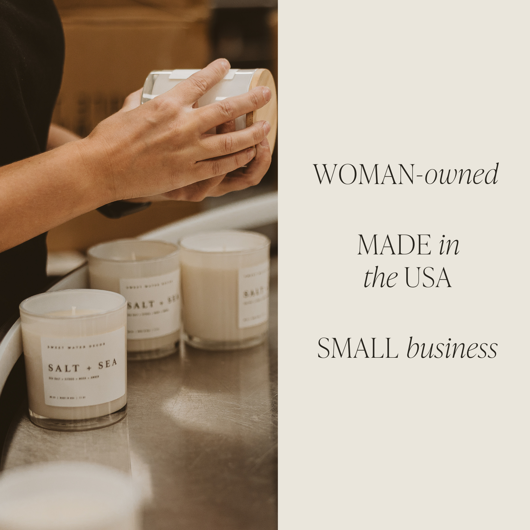 Salt and Sea Candle