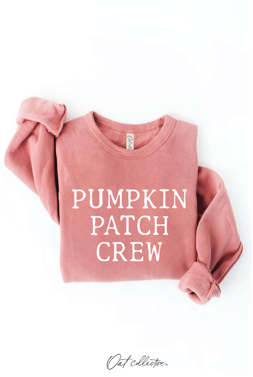 PUMPKIN PATCH CREW Graphic Sweatshirt: HEATHER DUST / M