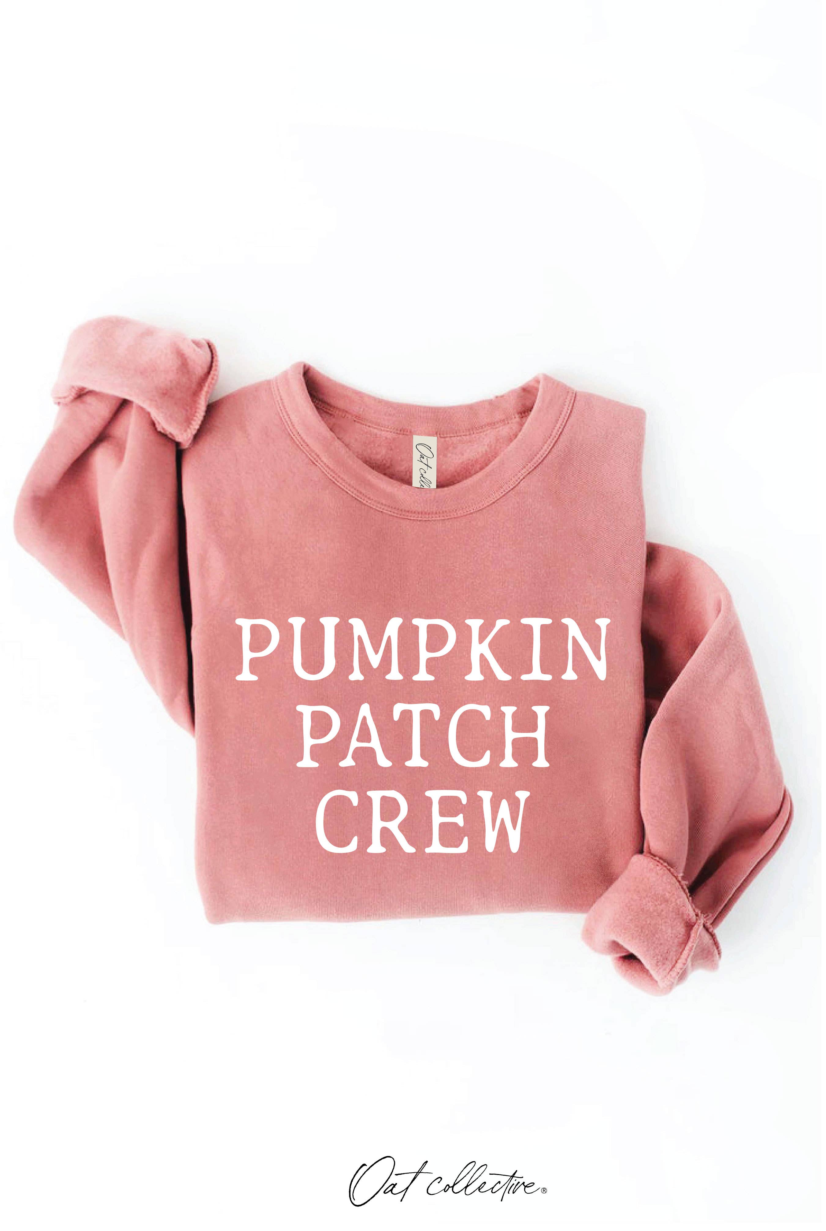 PUMPKIN PATCH CREW Graphic Sweatshirt: HEATHER DUST / M