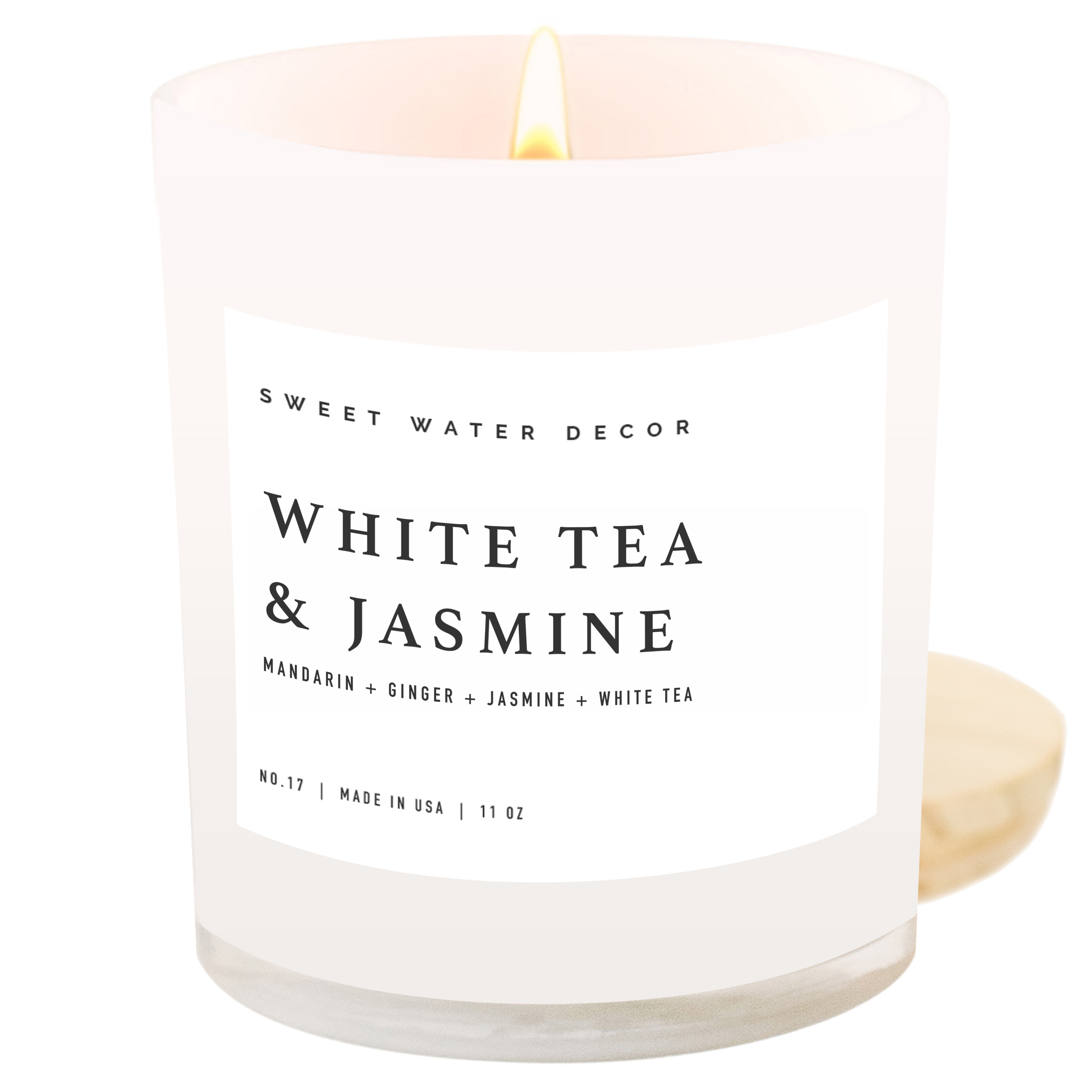 *NEW* White Tea and Jasmine 11 oz Soy Candle - Home Decor