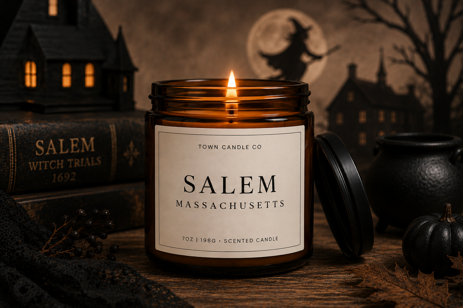 Salem Massachusetts 7oz Candle - Special Edition